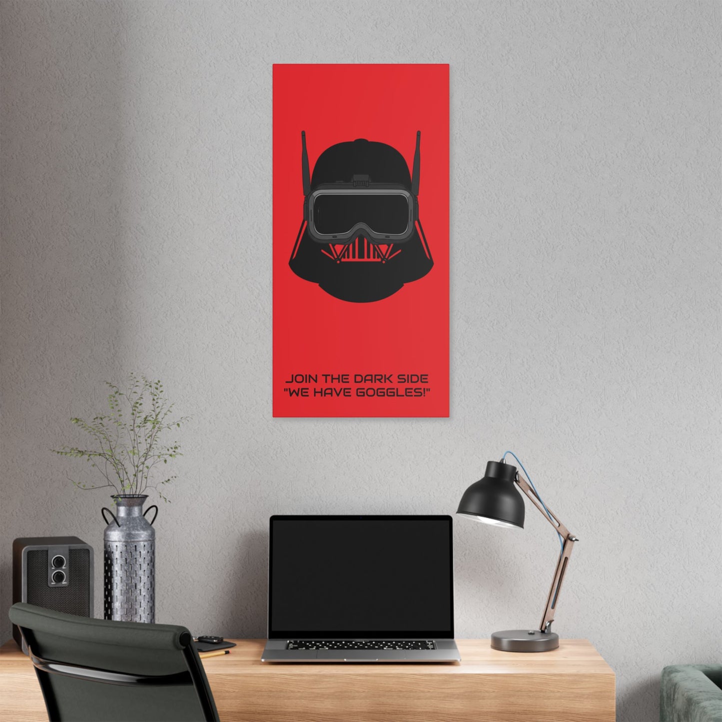 Canvas Print - FPV Funny Starwars Design