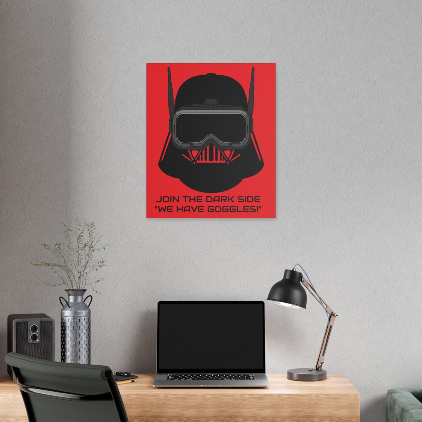 Canvas Print - FPV Funny Starwars Design