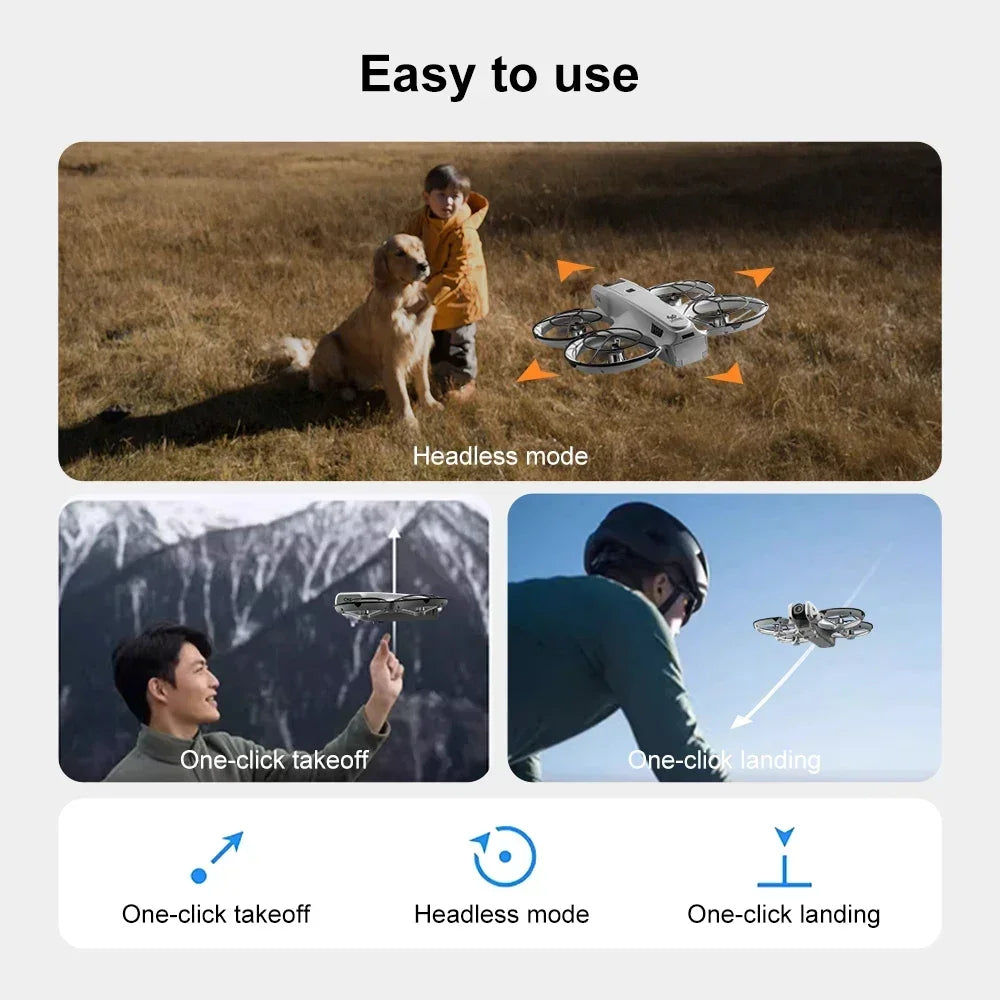 Xiaomi Mijia MINI V666 Drone 4K Professional WIFI 5G Dron Obstacle Avoidance Brushless Altitude Headless Mode RC Quadcopter Toys