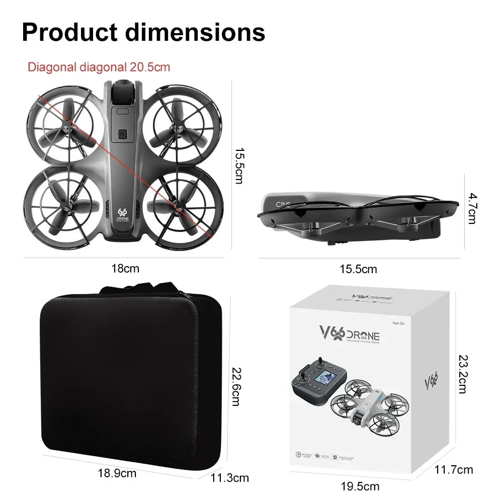 Xiaomi Mijia MINI V666 Drone 4K Professional WIFI 5G Dron Obstacle Avoidance Brushless Altitude Headless Mode RC Quadcopter Toys