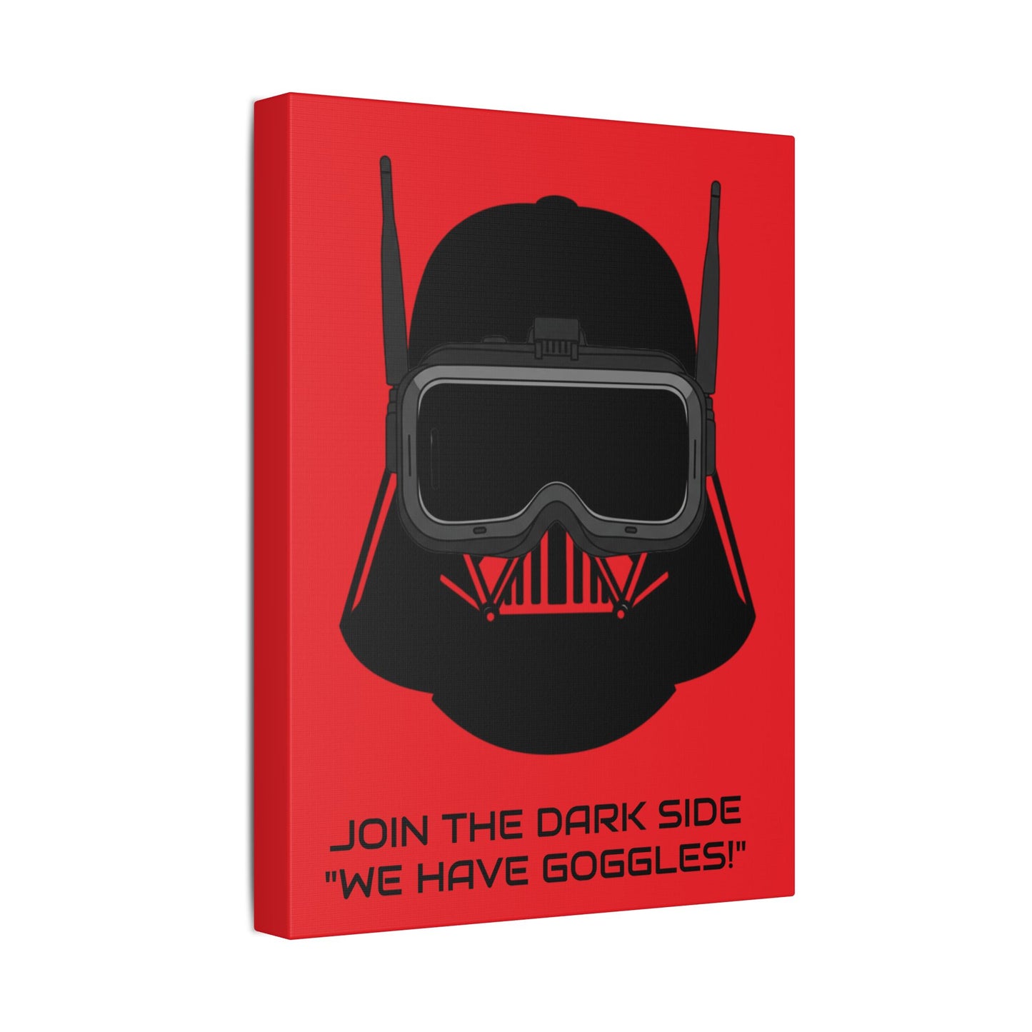 Canvas Print - FPV Funny Starwars Design