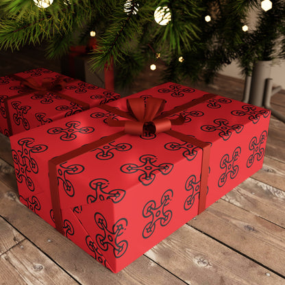 Stylish Gift Wrapping Paper Sheets, Eco-Friendly Wrapping, Unique Green Design, Perfect for Holidays, Birthdays, Celebrations, DIY Projects