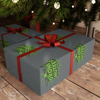 Funny Gift Wrapping Paper, Unique Gift Wrap for Birthdays, Holidays, Drone Enthusiast Gifts, Eco-Friendly Wrap, Fun Party Supplies