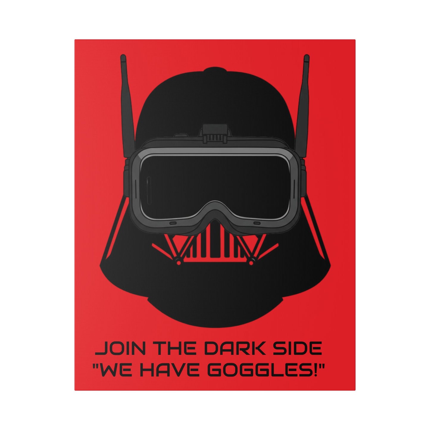 Canvas Print - FPV Funny Starwars Design