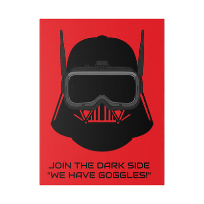 Canvas Print - FPV Funny Starwars Design