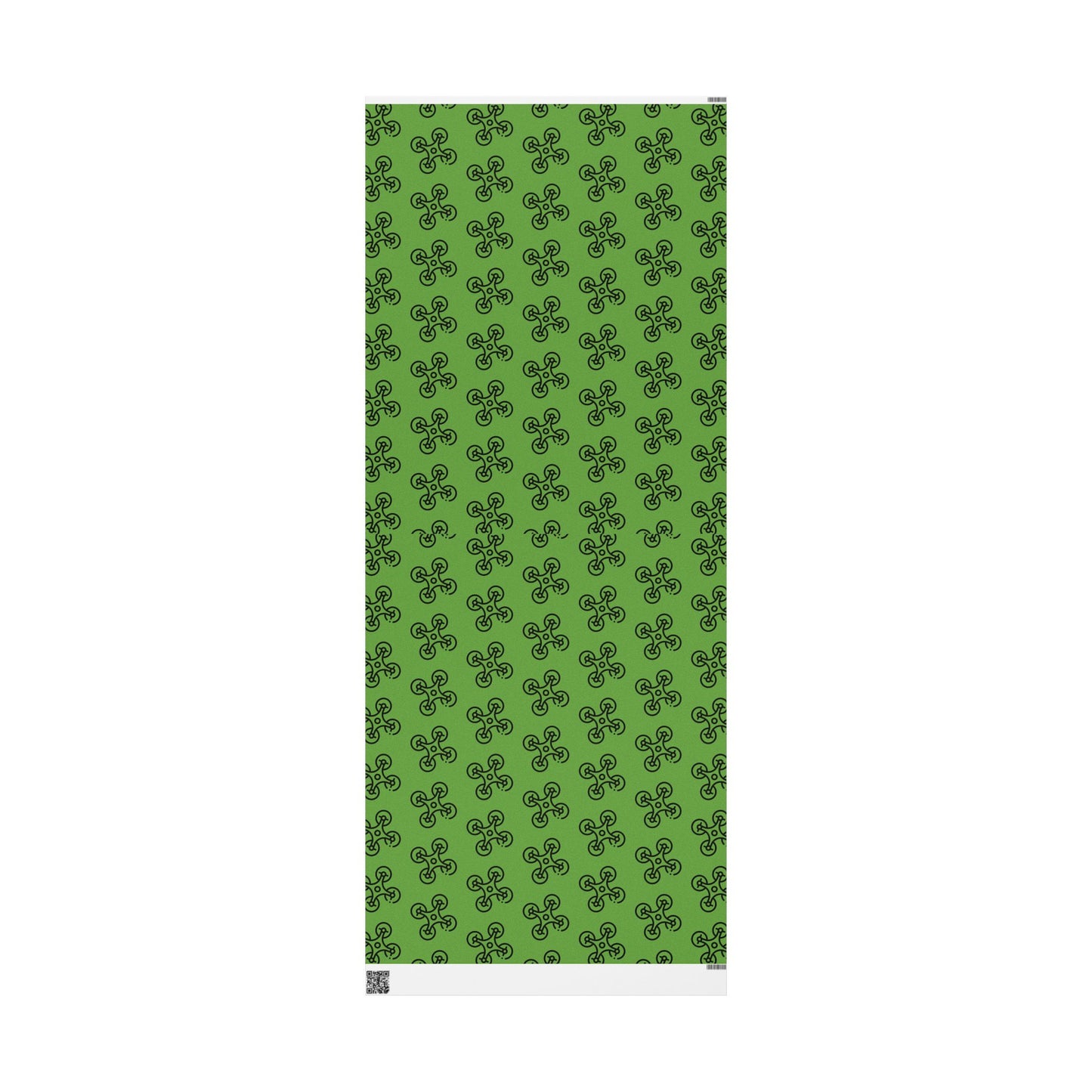 Green Drone Wrapping Paper, Unique Gift Wrap for Tech Lovers, Birthday, Christmas, Eco-Friendly, Creative Present Ideas