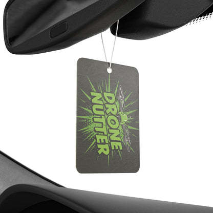 Drone Nutter Car Air Freshener, Funny Car Decor, Gifts for Drone Lovers, Unique Air Freshener, Geeky Car Accessories