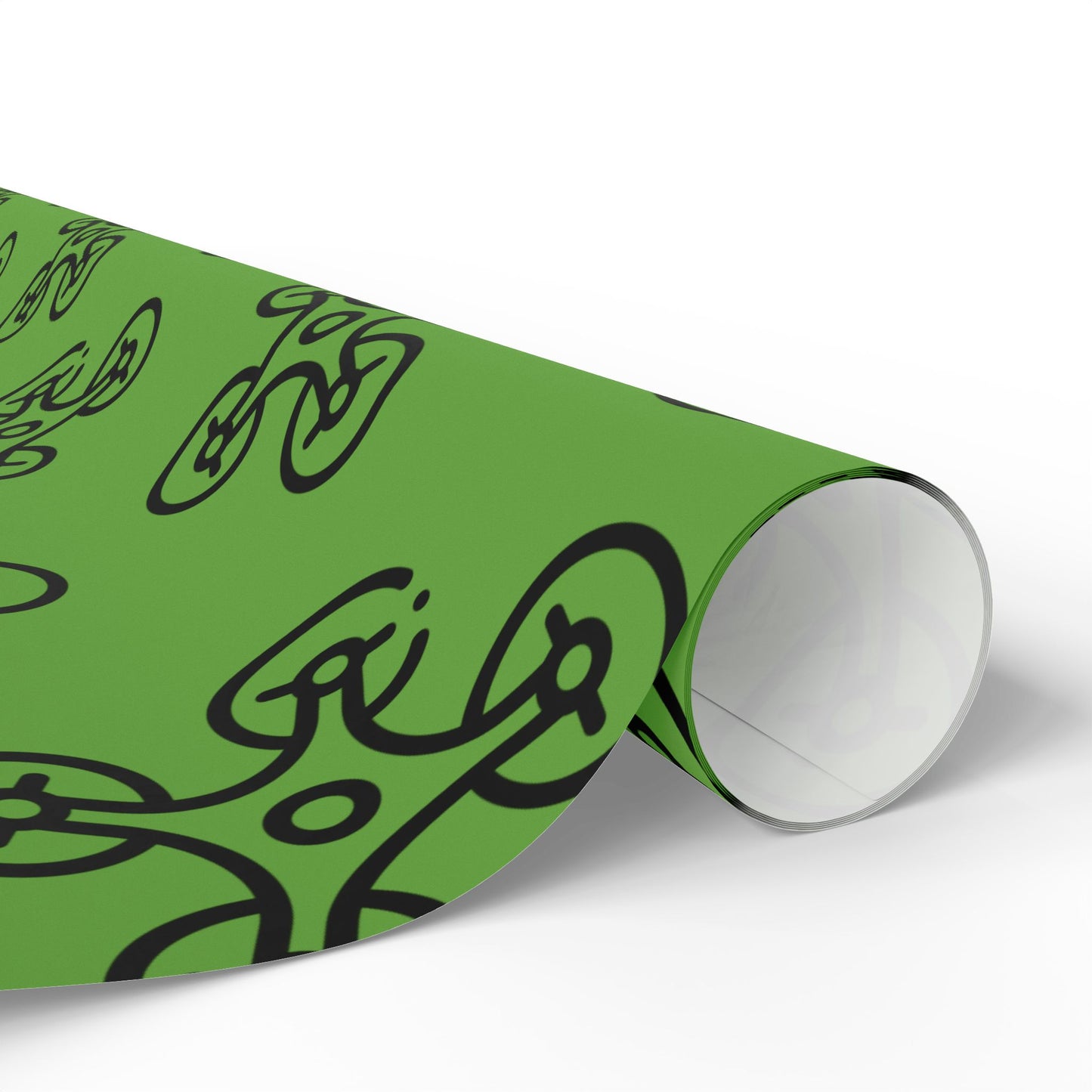 Green Drone Wrapping Paper, Unique Gift Wrap for Tech Lovers, Birthday, Christmas, Eco-Friendly, Creative Present Ideas