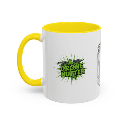 Drone Fuel Coffee Mug - Funny Mug for Pilots, Coffee Lovers, and Gift for Drone Enthusiasts, Office Humor, Personalized Drinkware