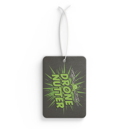 Drone Nutter Car Air Freshener, Funny Car Decor, Gifts for Drone Lovers, Unique Air Freshener, Geeky Car Accessories