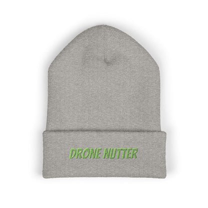 Drone Nutter Beanie, Classic Cuffed Beanie, Funny Gifts for Drone Lovers, Winter Wear, Casual Style Hat
