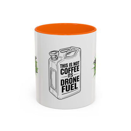 Drone Fuel Coffee Mug - Funny Mug for Pilots, Coffee Lovers, and Gift for Drone Enthusiasts, Office Humor, Personalized Drinkware