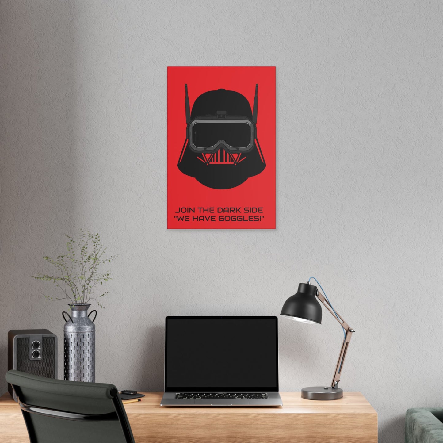 Canvas Print - FPV Funny Starwars Design