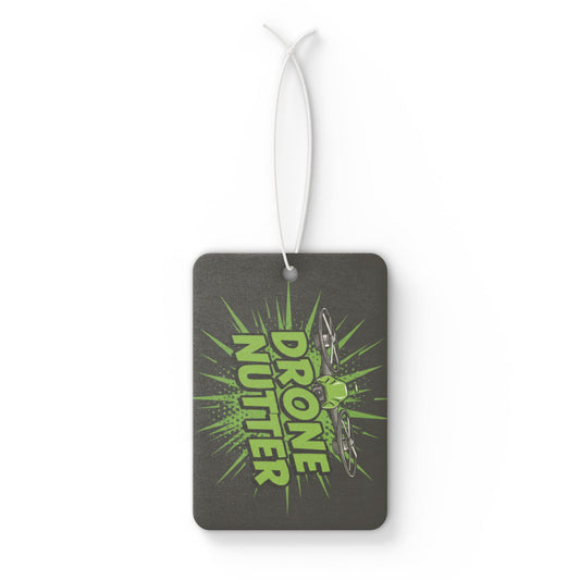 Drone Nutter Car Air Freshener, Funny Car Decor, Gifts for Drone Lovers, Unique Air Freshener, Geeky Car Accessories