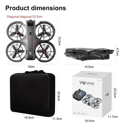 Xiaomi Mijia MINI V666 Drone 4K Professional WIFI 5G Dron Obstacle Avoidance Brushless Altitude Headless Mode RC Quadcopter Toys